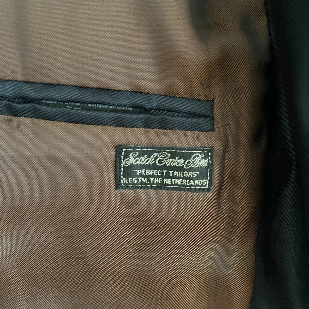 Scotch & Soda Gray Herringbone Wool Vest - Picture 5 of 7
